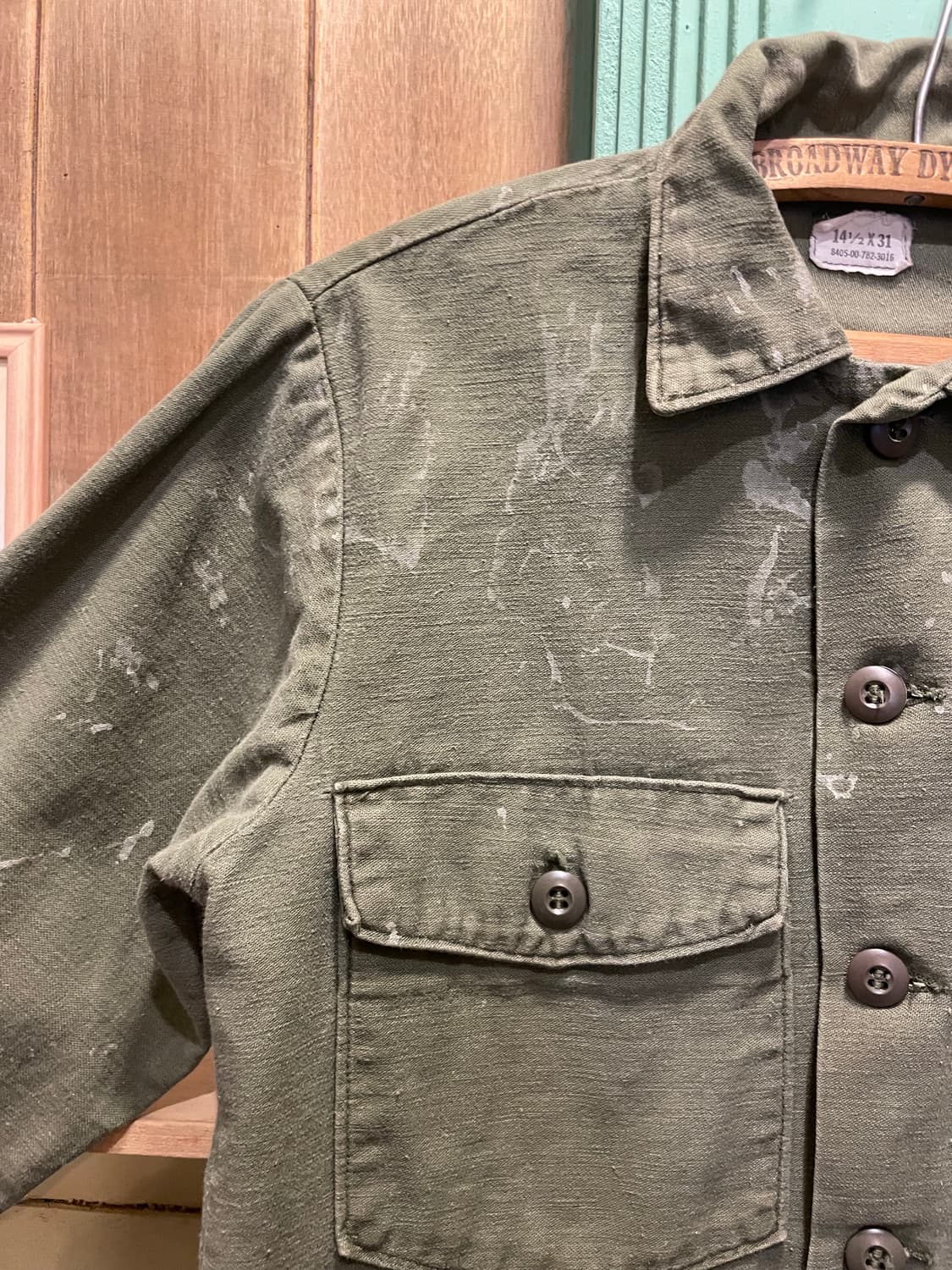 70s US NAVY OG-107 Utility Shirt 상품이미지6