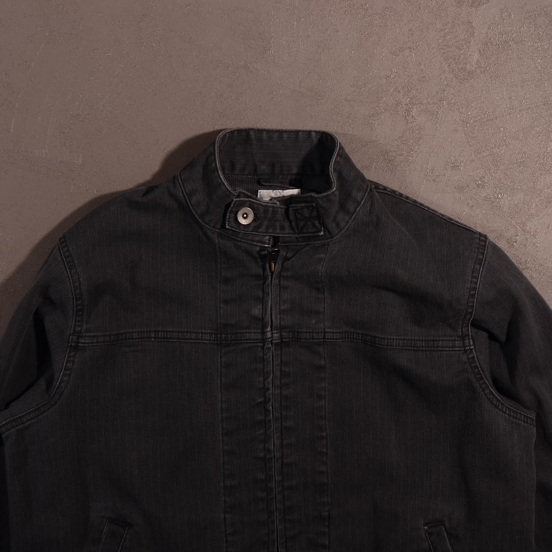빈티지 흑청 집업자켓 상품이미지2