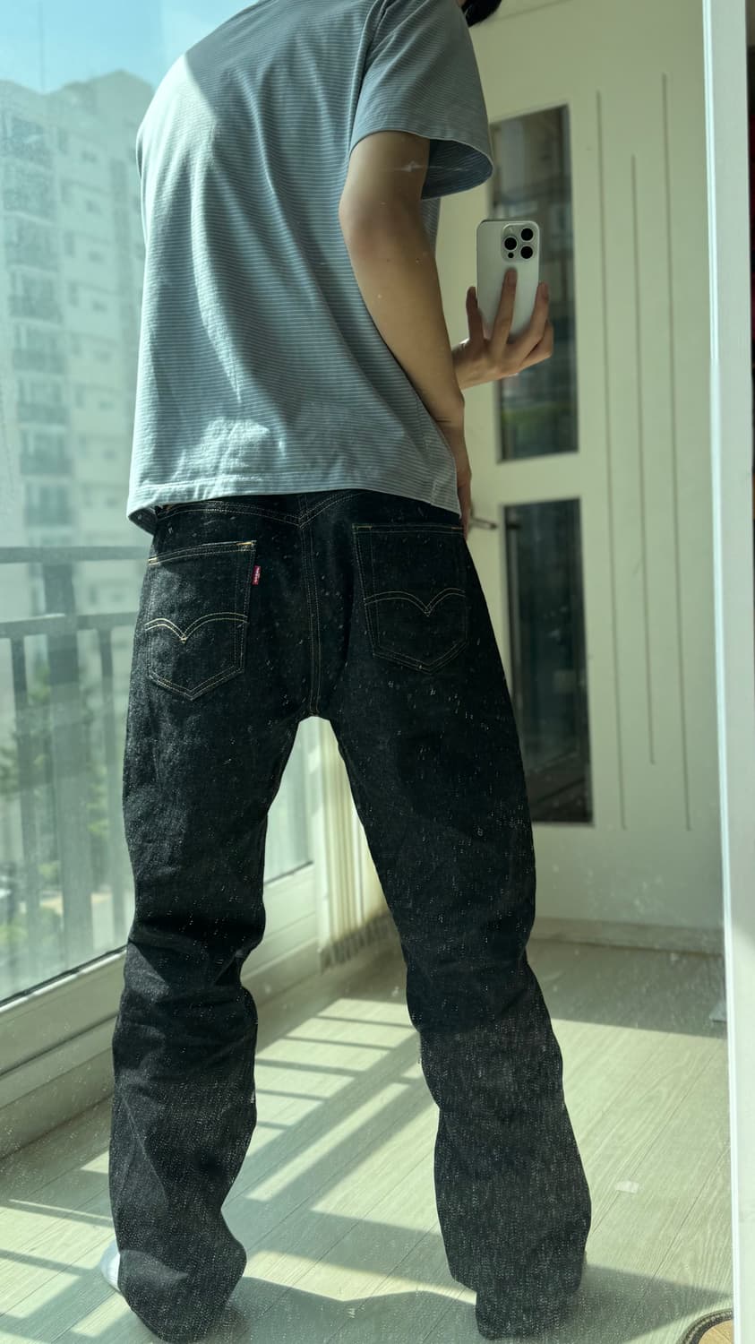 리바이스 501 블랙 w34 L32 판매 상품이미지2