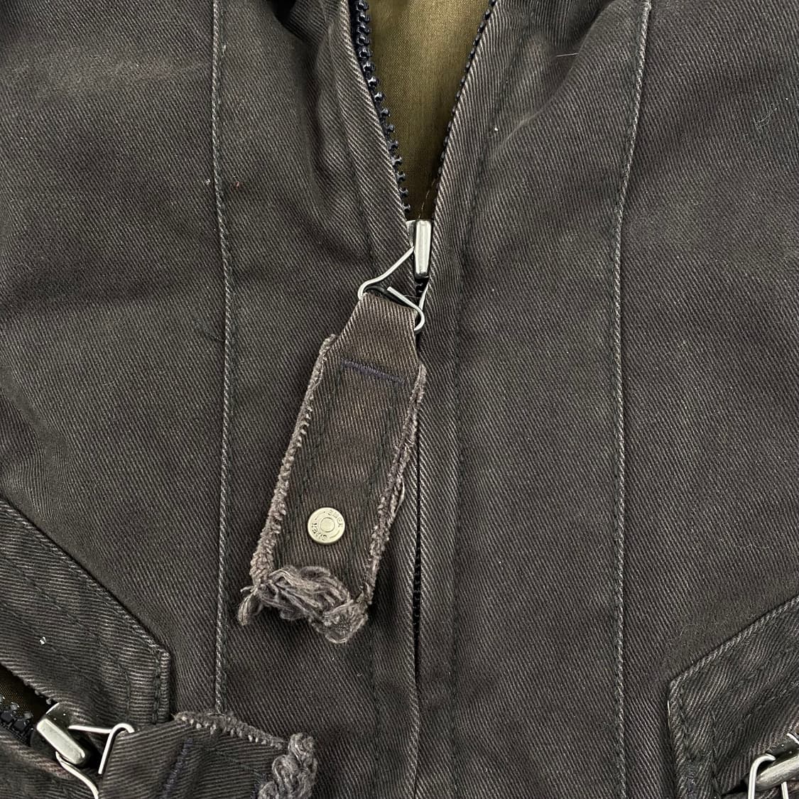 SMEX 빈티지 Y2K 디테일 코튼 집업 자켓 (105) 상품이미지7