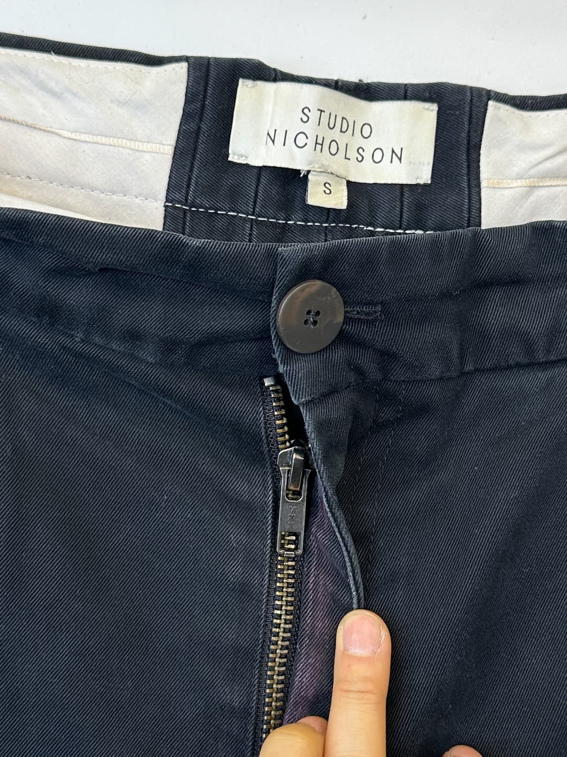 스튜디오 니콜슨 Sorte Snm-351 피치드 코튼 팬츠 상품이미지6