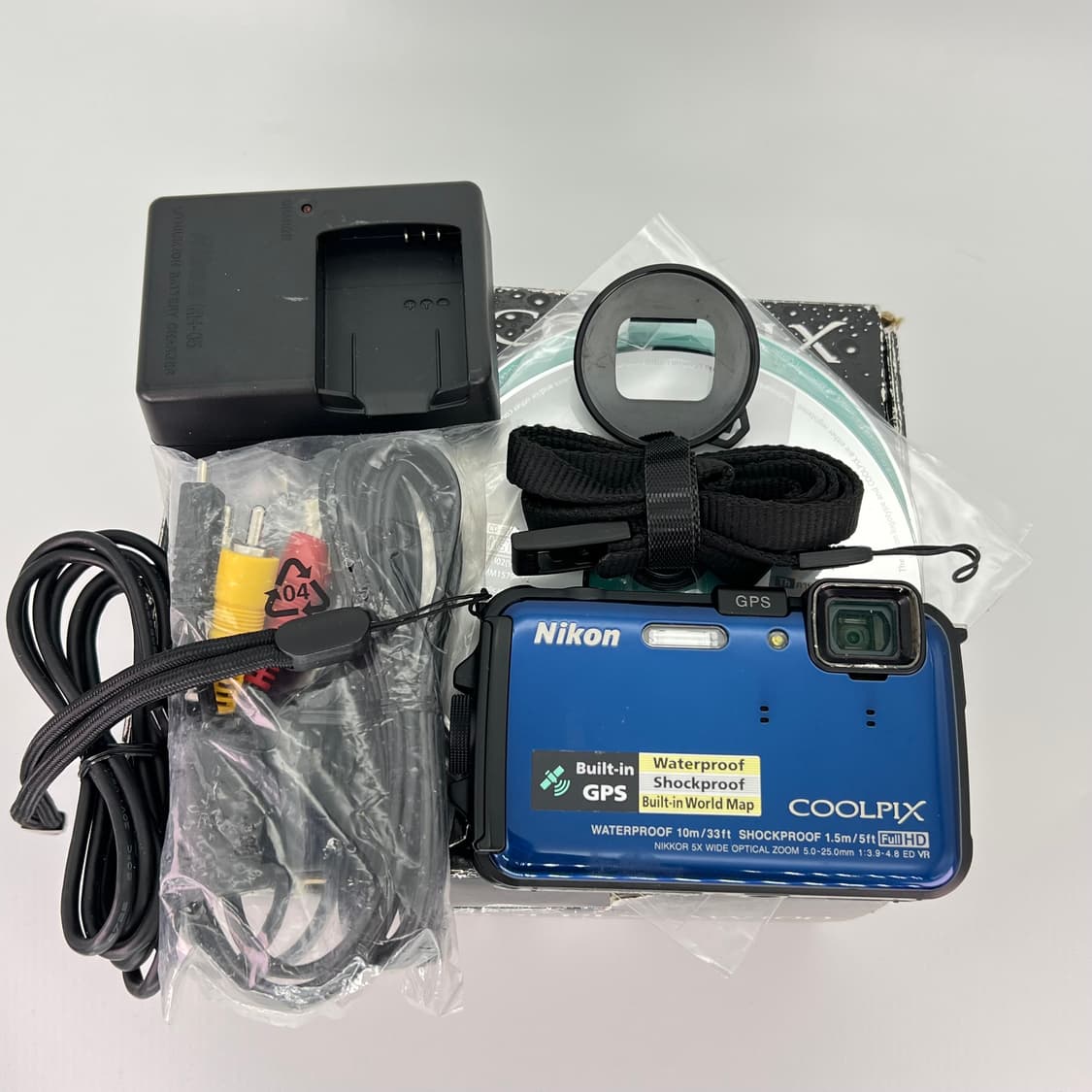 니콘 쿨픽스 Nikon Coolpix AW100 블루 상품이미지10