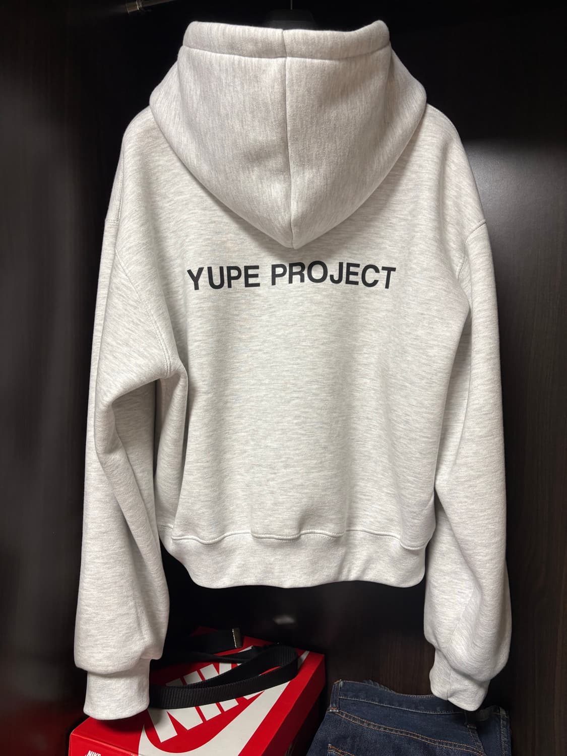 YP Hot-Fix Hoodie 백멜란지 상품이미지1