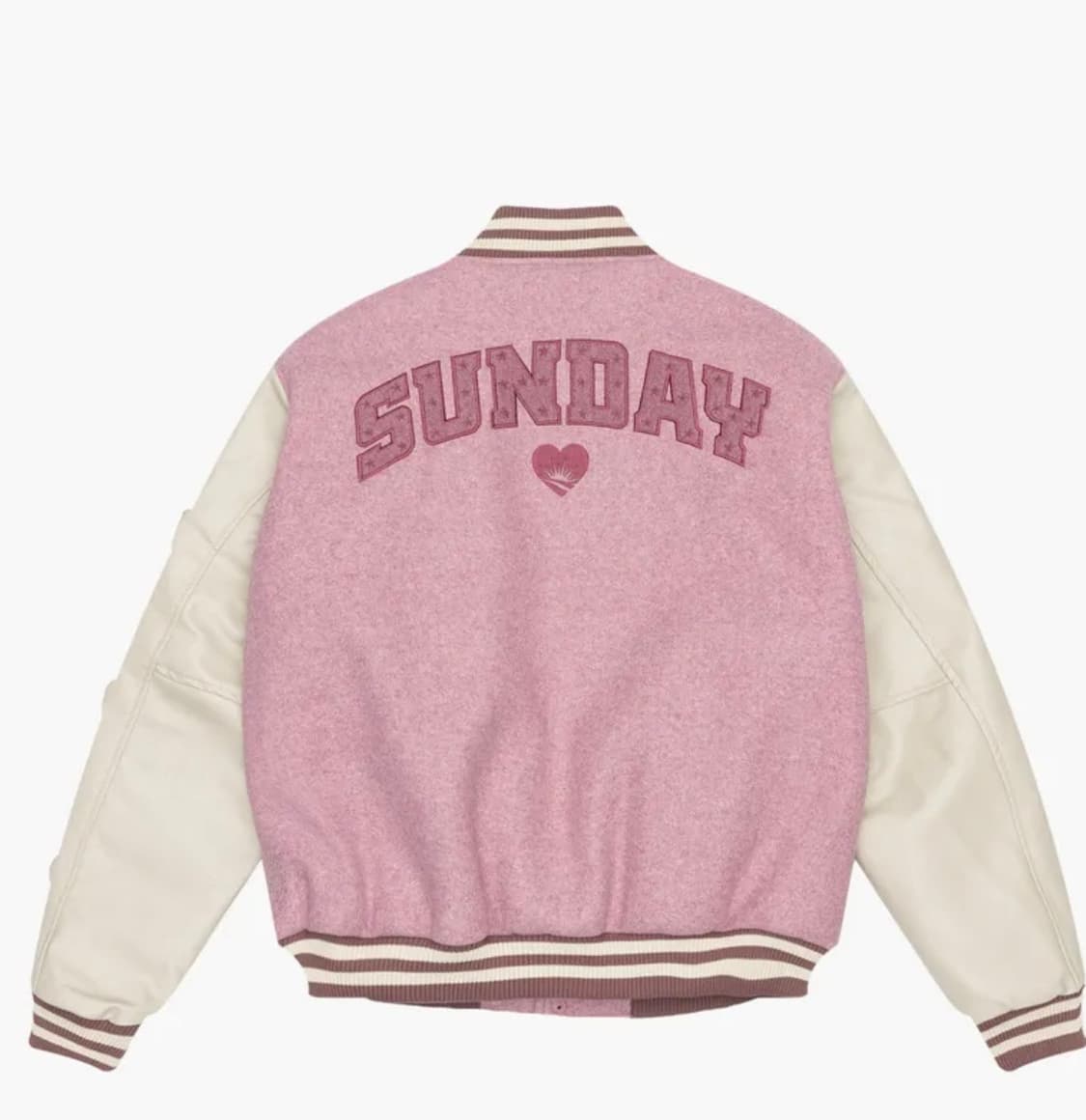 선데이후르츠마켓 바시티자켓 L 핑크 상품이미지10