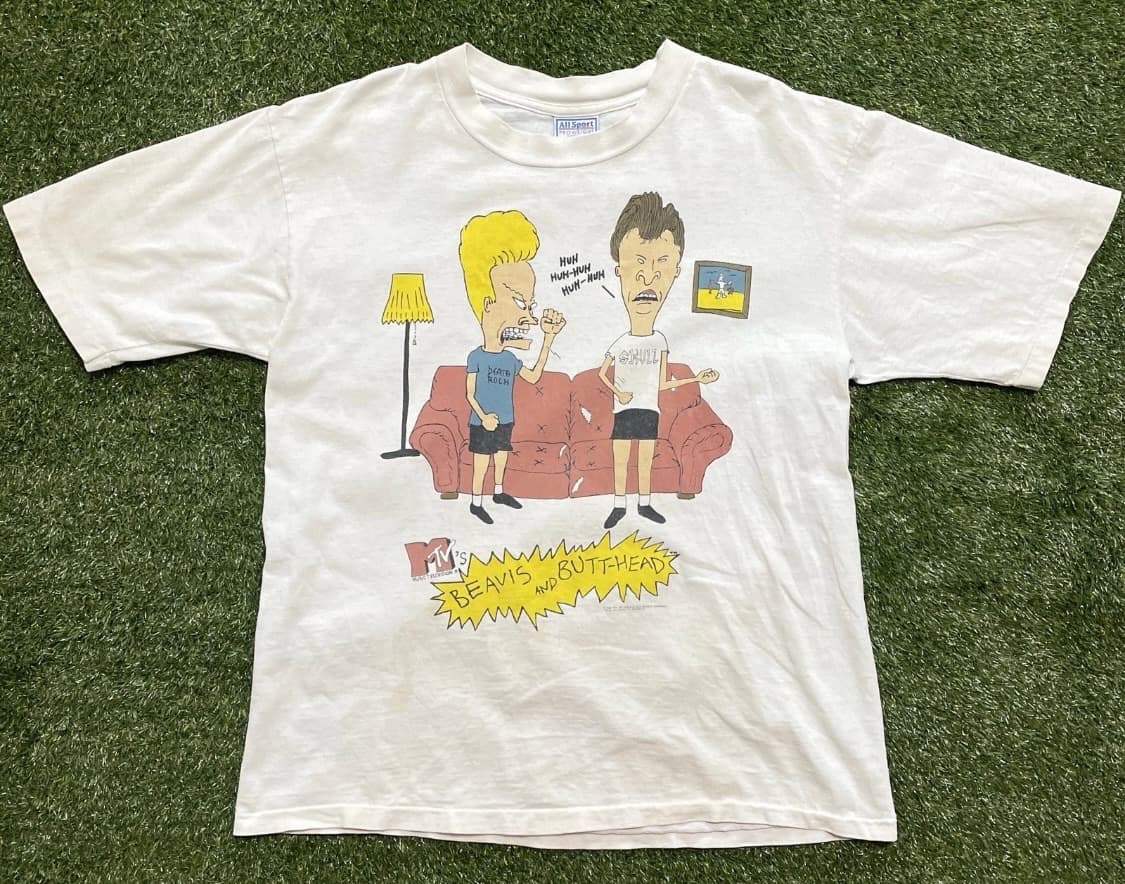 90s 빈티지 비비스와 벗헤드 반팔티 상품이미지1