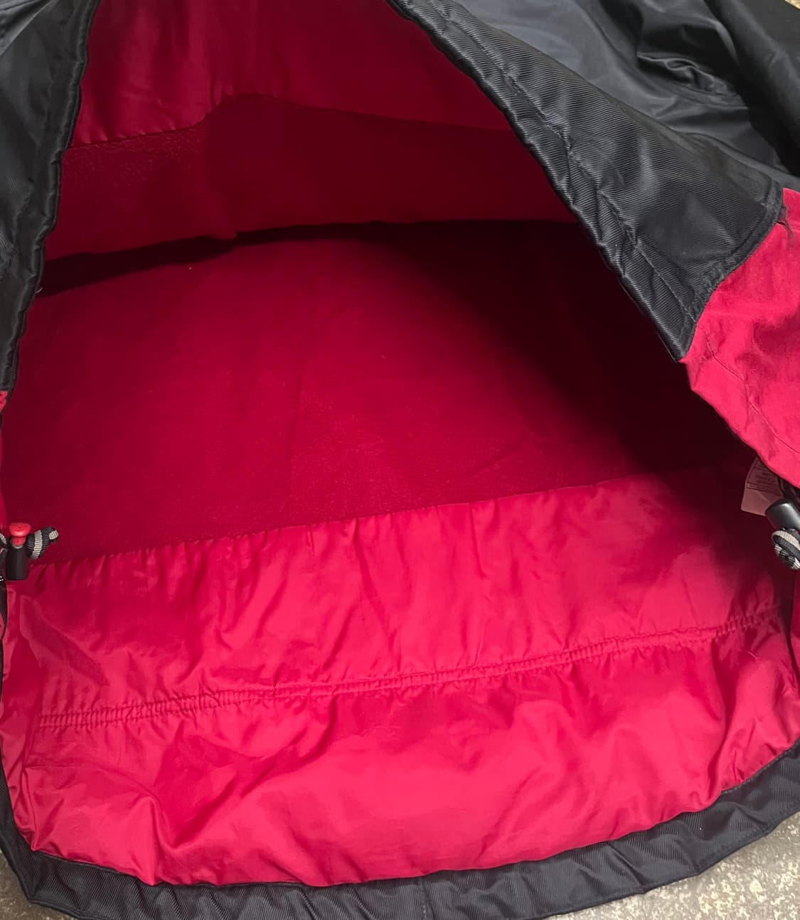 90s 나이키 블랙/레드 아노락 자켓 상품이미지6