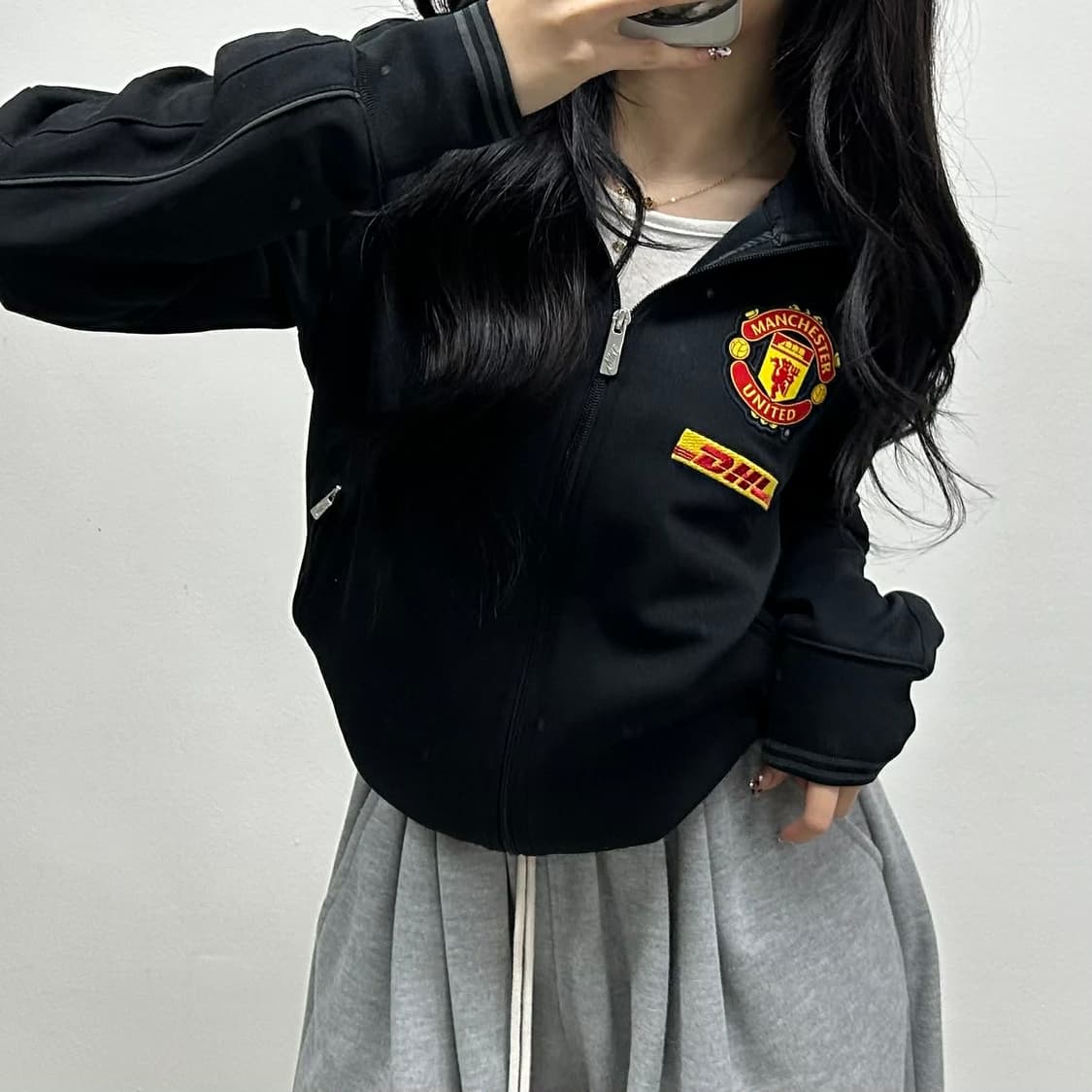 나이키 맨체스터 유나이티드 12/13유니폼 대장급 트랙탑 희귀져지(100 상품이미지1