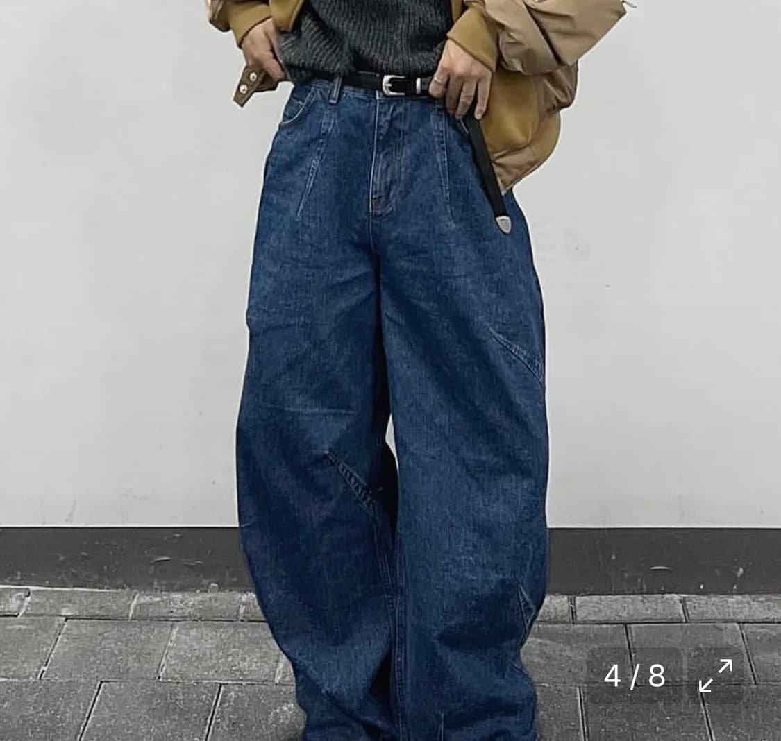 논플로어 스카 데님 상품이미지1