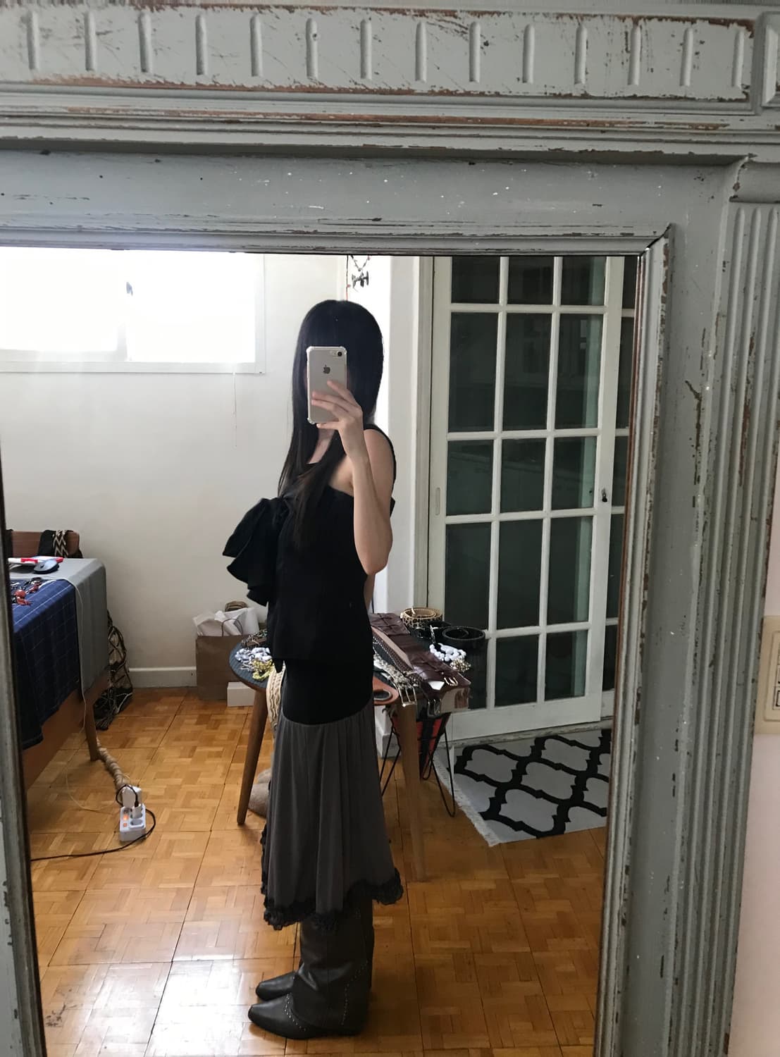 vintage ribbon sleeveless top 상품이미지2