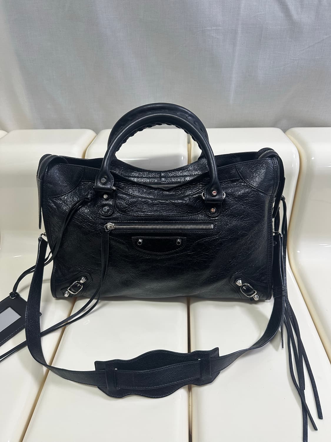 [SA 정품] 발렌시아가 시티 모터백 미디움 상품이미지6