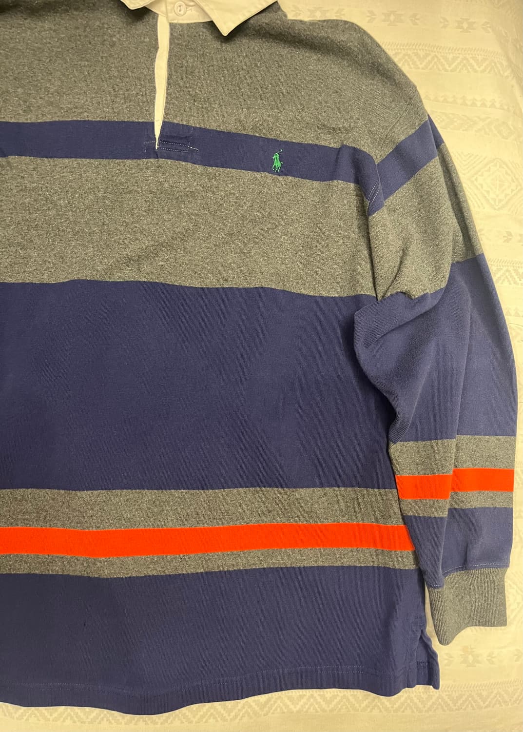 폴로 랄프로렌 스트라이프 럭비 티셔츠 L 상품이미지4