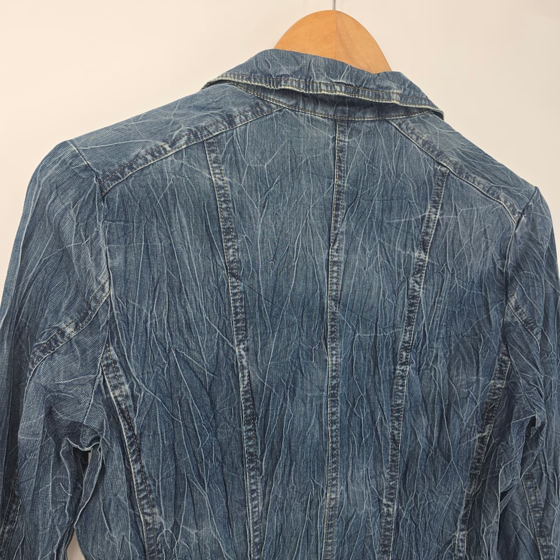 Y2K wrinkle 일본 빈티지 데님 자켓 상품이미지7