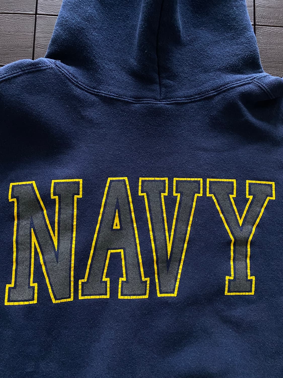 (L) 90s 빈티지 us navy 밀리터리 후드 네이비 USA 상품이미지7