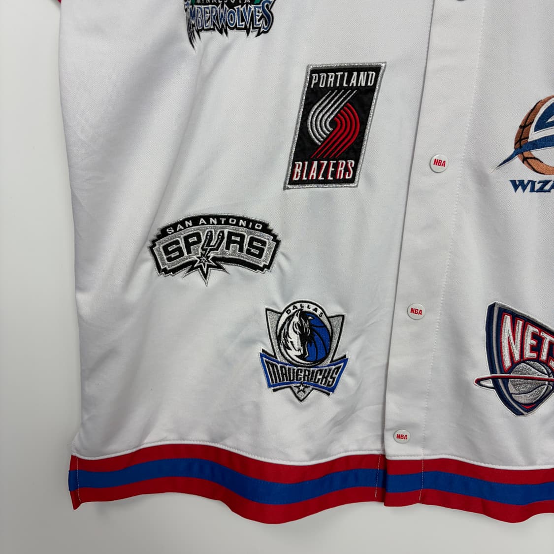 Nba 팀 자수 패치 져지 저지 셔츠 상품이미지7