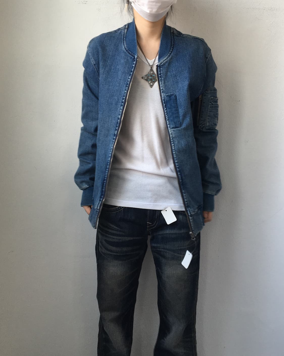 Denim bomber jacket 상품이미지6