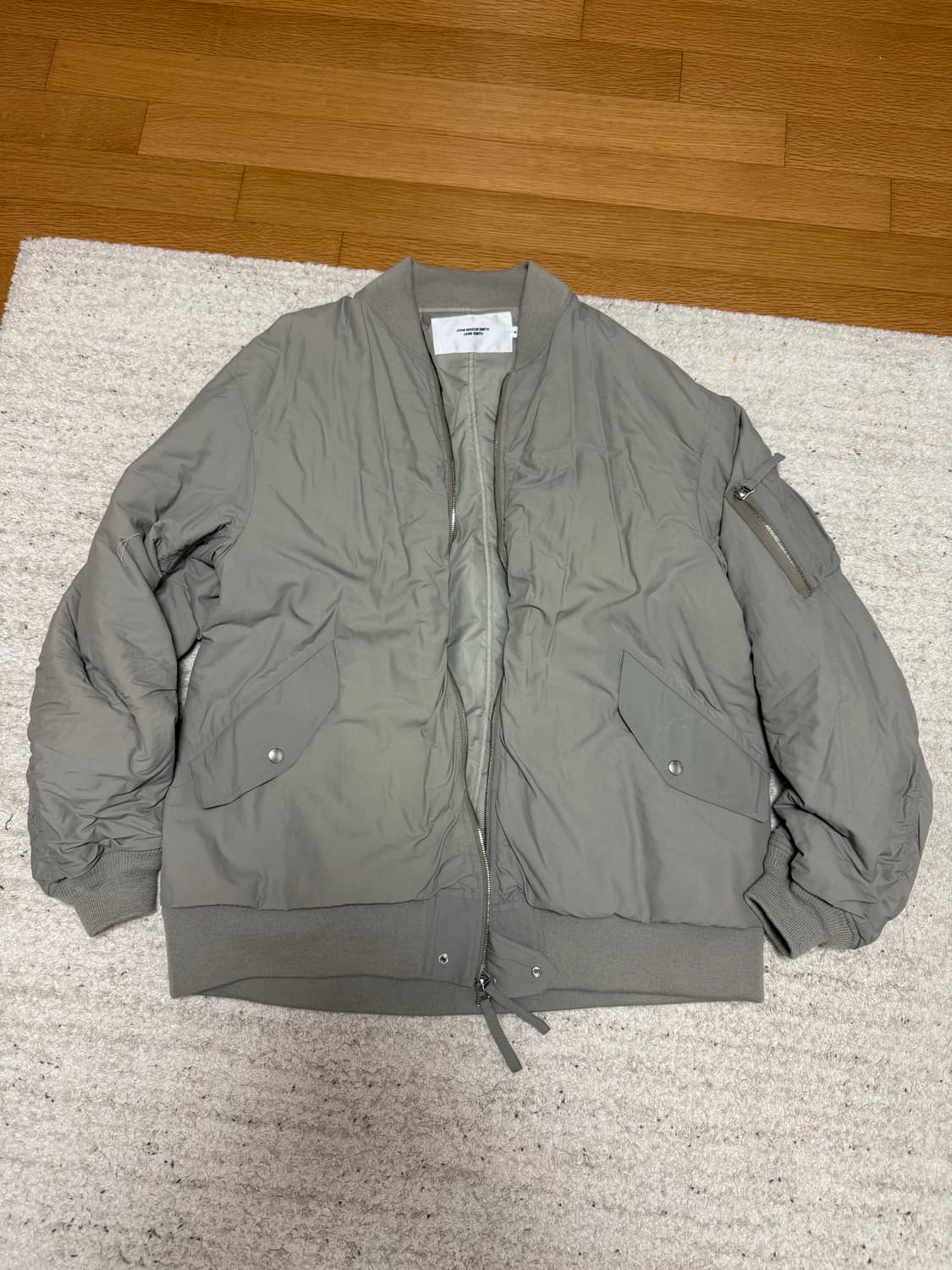 John Mason Smith 존메이슨스미스 오버핏 ma-1 봄버 자켓  상품이미지1