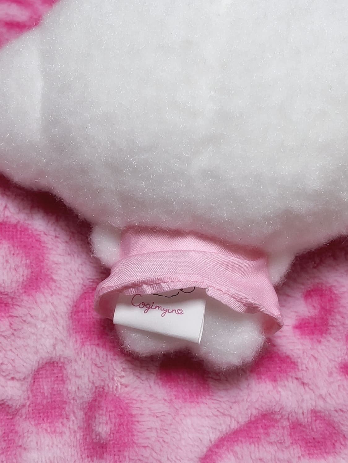 코기뮹 핑크 잠옷 인형 키링  상품이미지2