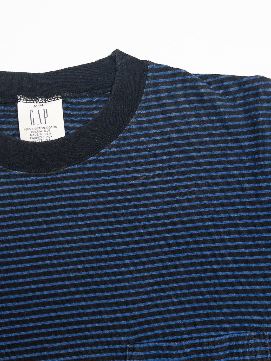 Old Gap 올드갭 스트라이프 보더 포켓 티셔츠 상품이미지4