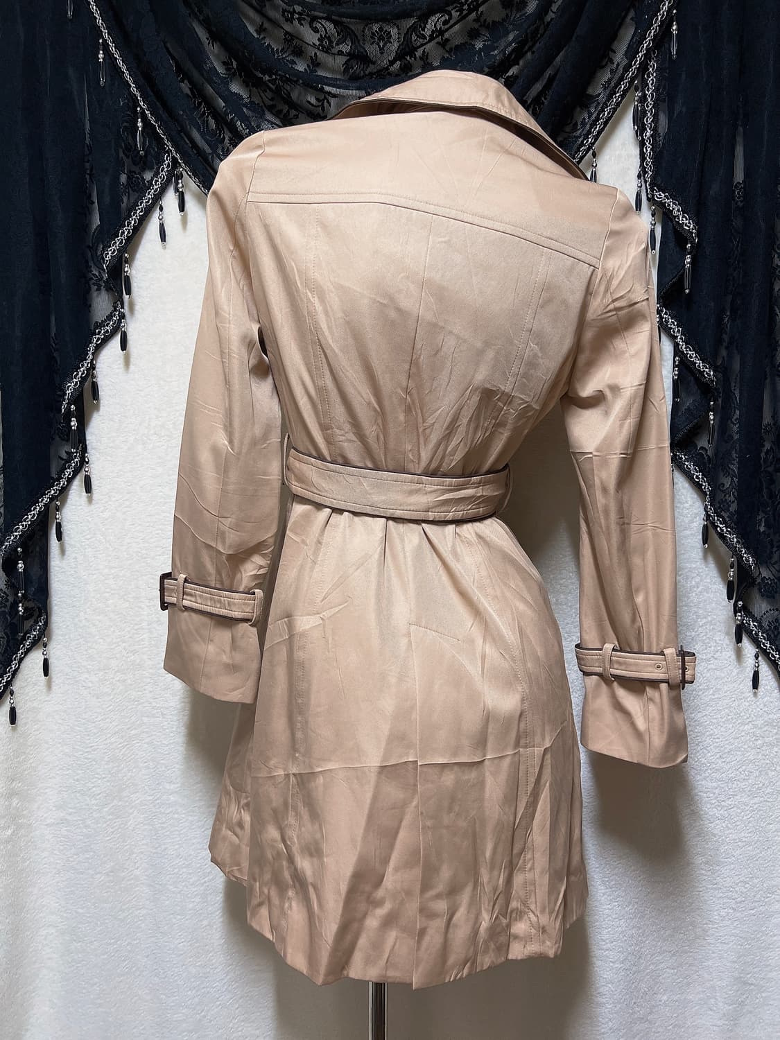 로맨틱갸루 로걀 라떼 오네 브라운 트렌치코트 자켓 핀터 헤이세이 리즈리사 상품이미지8