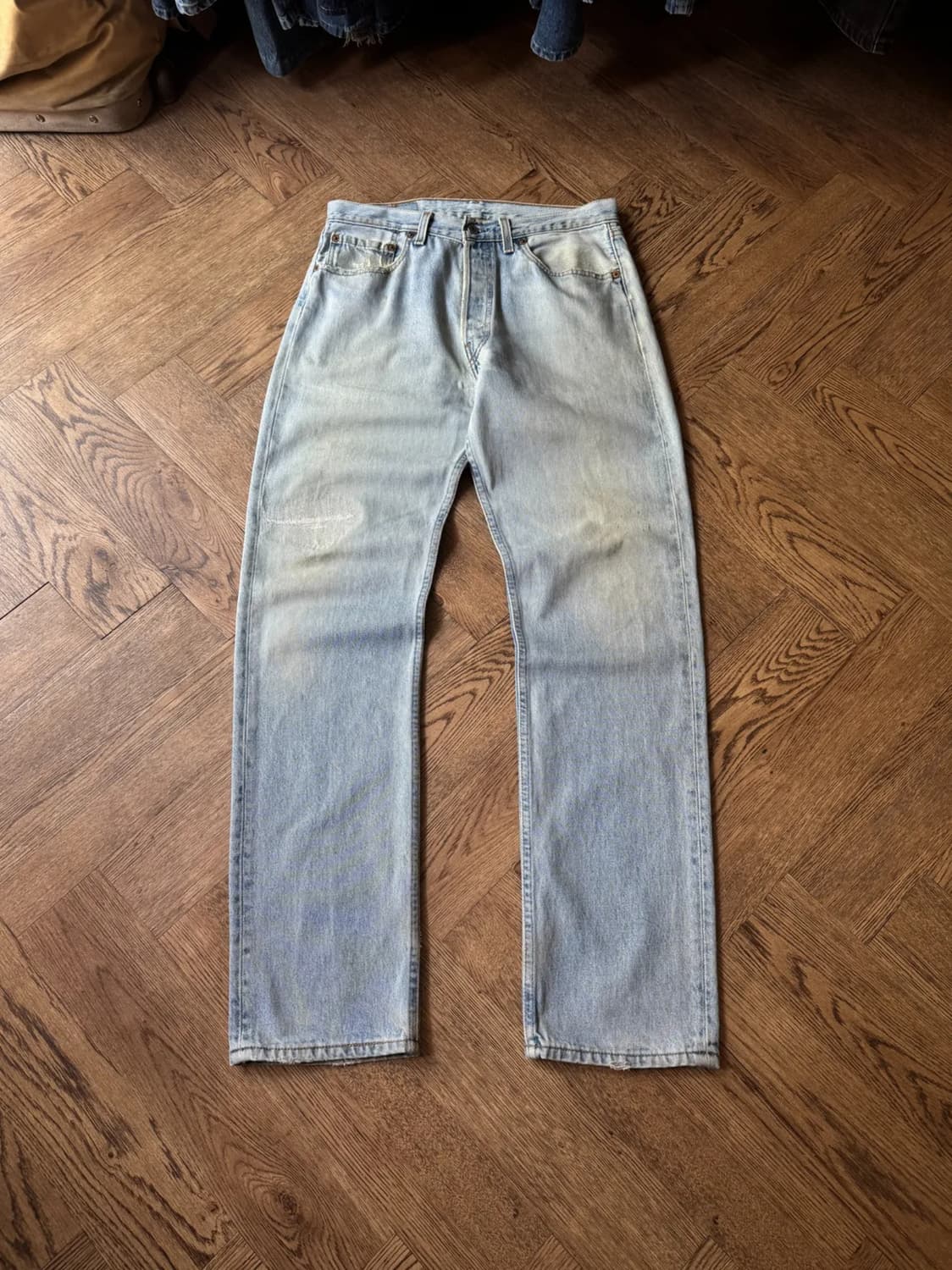 [32]90's 리바이스 Made In USA 501 우먼스 데님 팬츠 상품이미지1