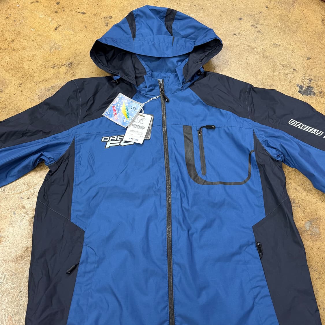 [정품/100] 로또 대구fc 블루 바람막이 b16 상품이미지3