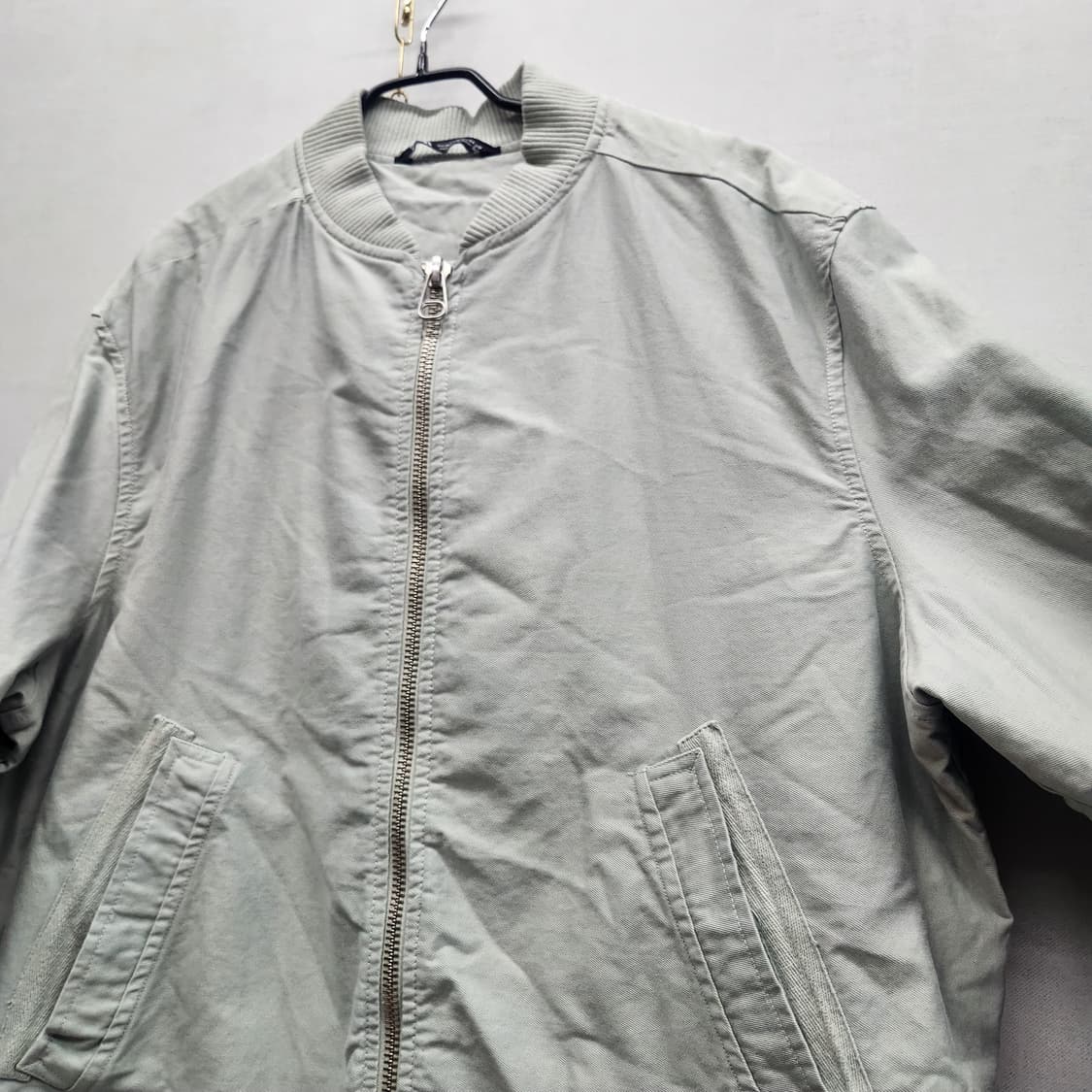 자라 ZARA 코튼 보머 항공자켓 XL(2XL) 상품이미지3