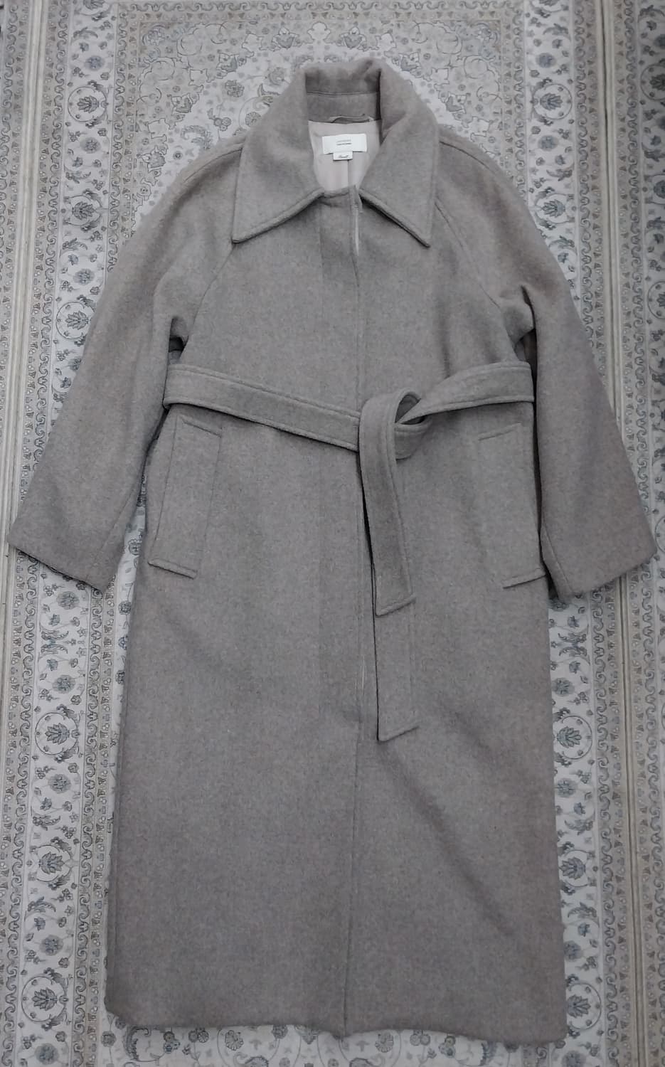 라퍼지스토어 오트밀 울 롱코트 S 상품이미지1