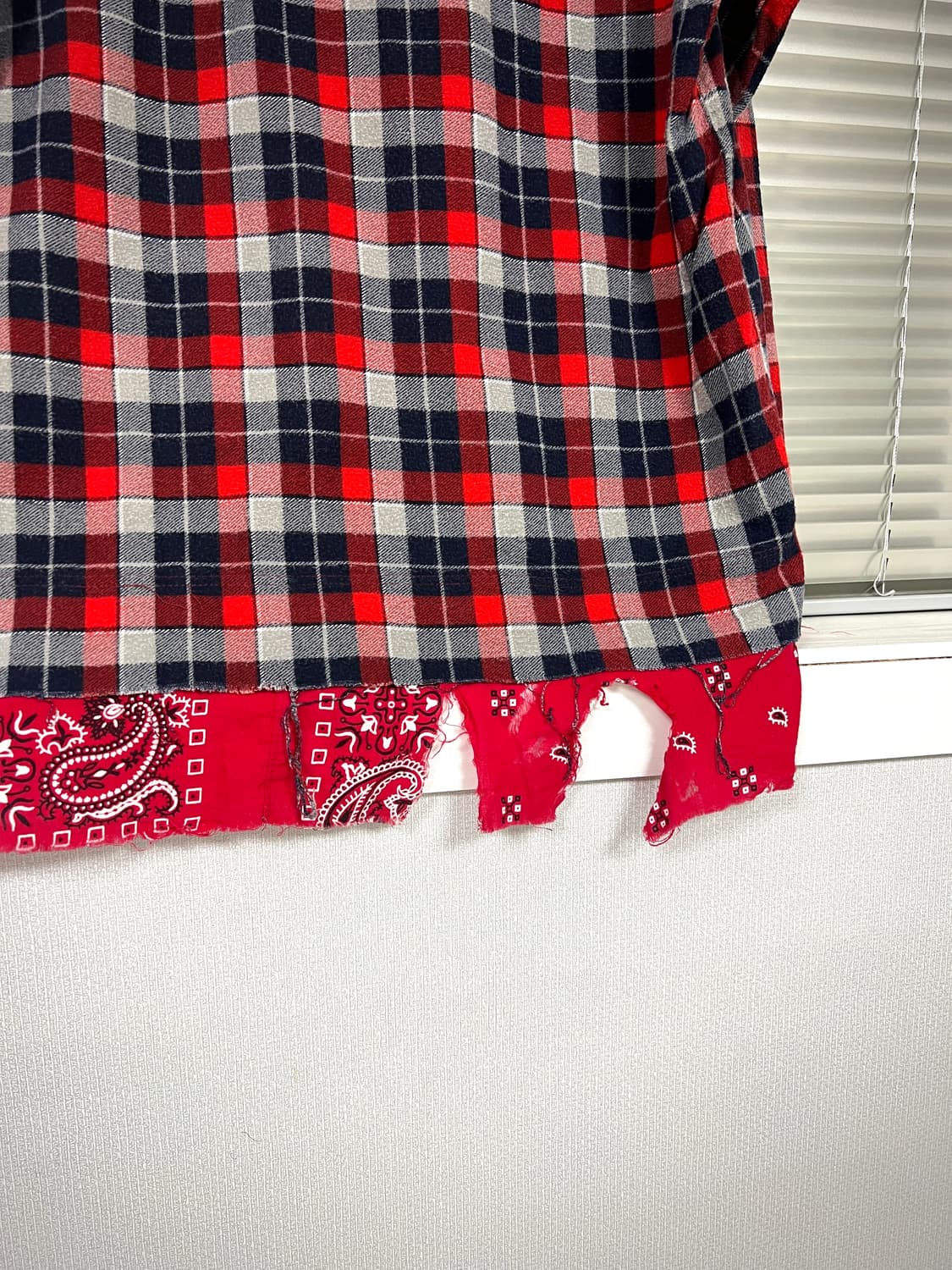 OLDPARK-PAISLEY PULLOVER SHIRT (RED)  상품이미지7