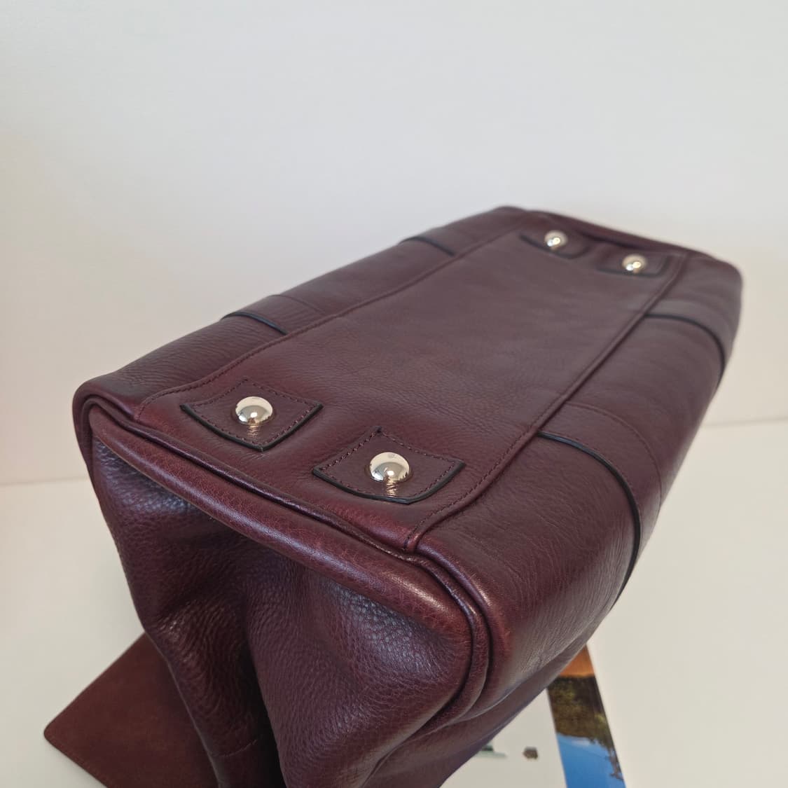 Mulberry 멀버리 정품 헤리티지 베이스워터 금장 블랙체리 클래식 상품이미지5