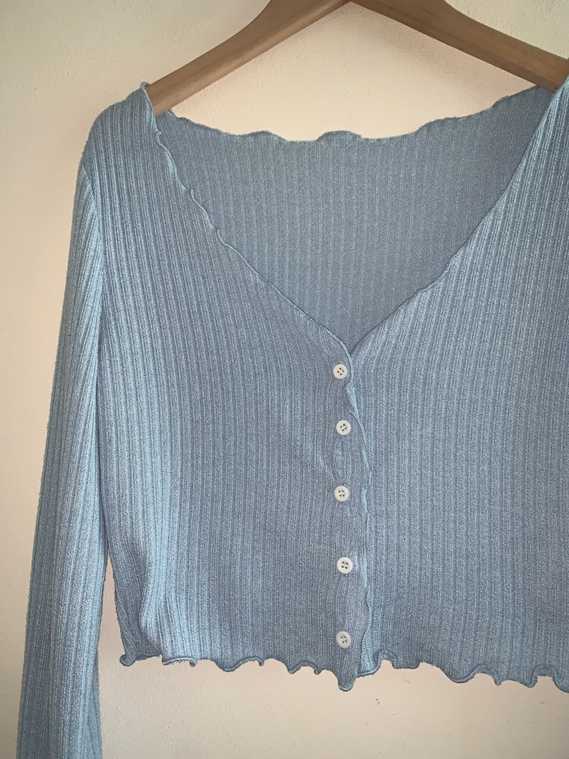 rill button cardigan(sky blue) 상품이미지5