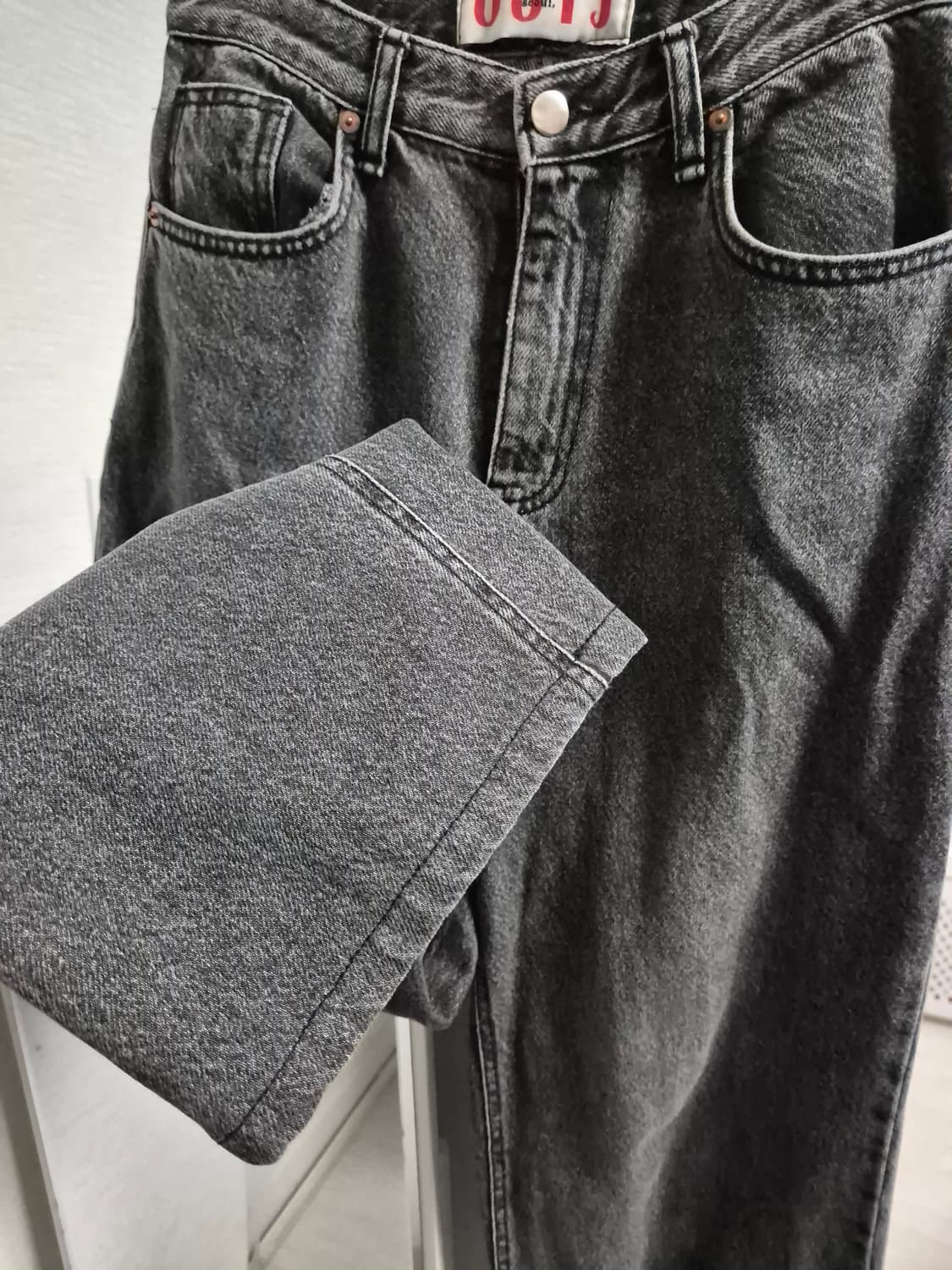 OOTJ 흑청 데님 청바 상품이미지4
