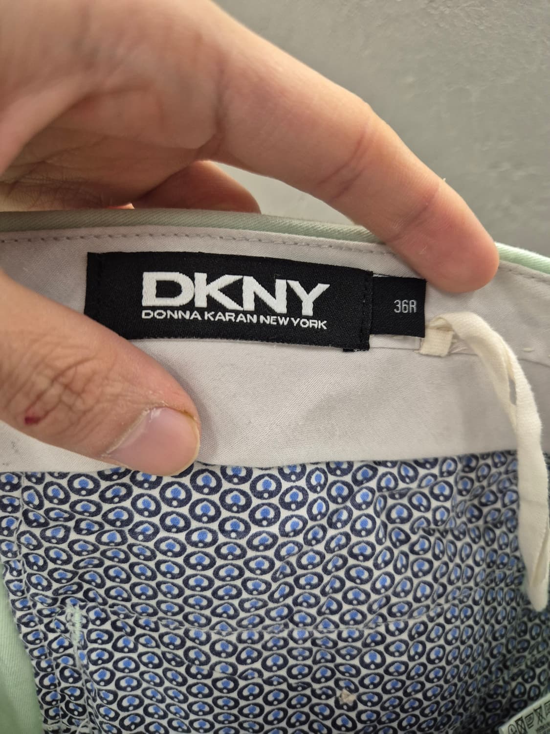 DKNY 치노팬츠 민트 36R 상품이미지4
