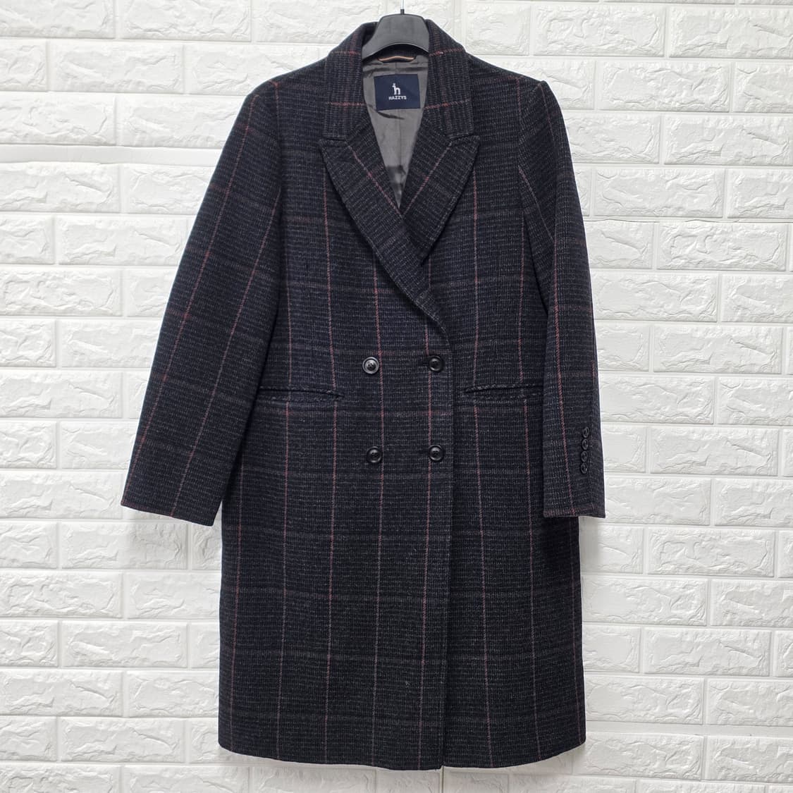 택포// 헤지스 캐시미어 더블 코트 95 상품이미지1