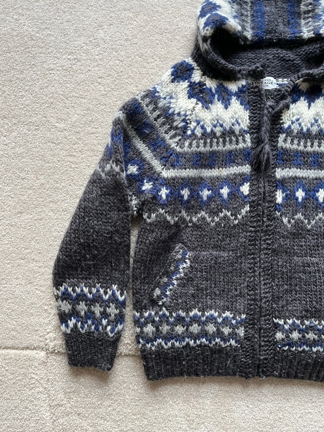 L.B-WORKS 코위찬 니트 후드 (95-103) 상품이미지4