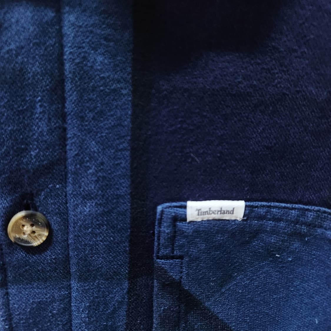 팀버랜드 블루 체크 누빔 도톰 자켓 XL 상품이미지4