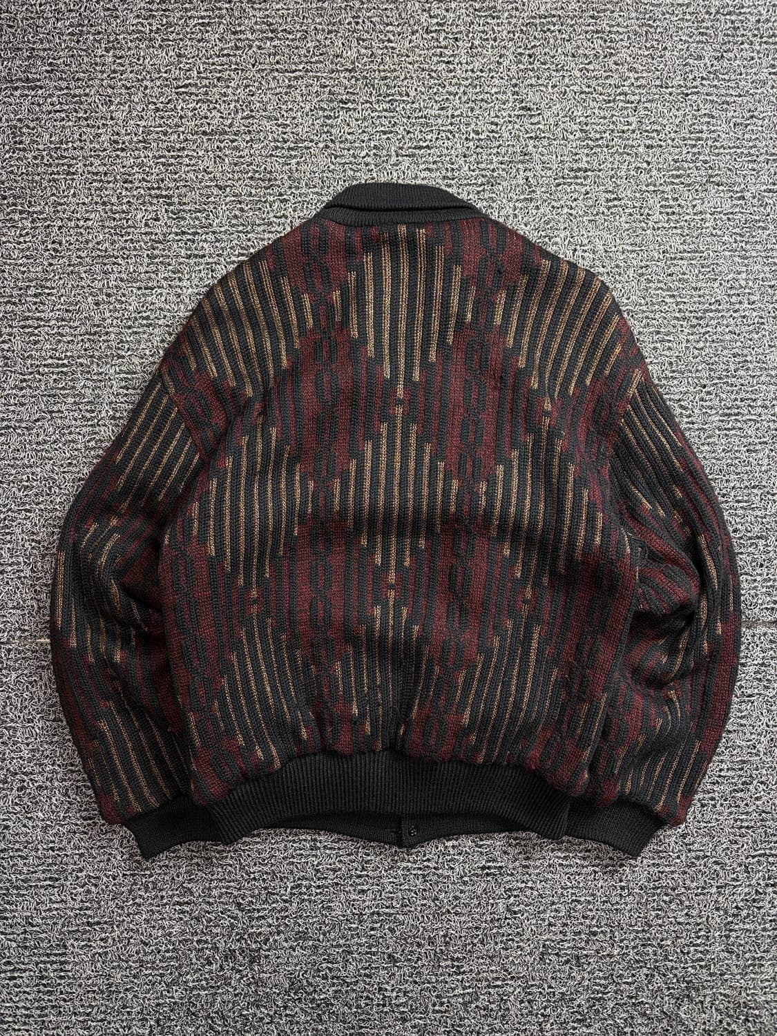 90s 입생로랑 아카이브 케이블 스웨터 봄버 자켓 2082 상품이미지4