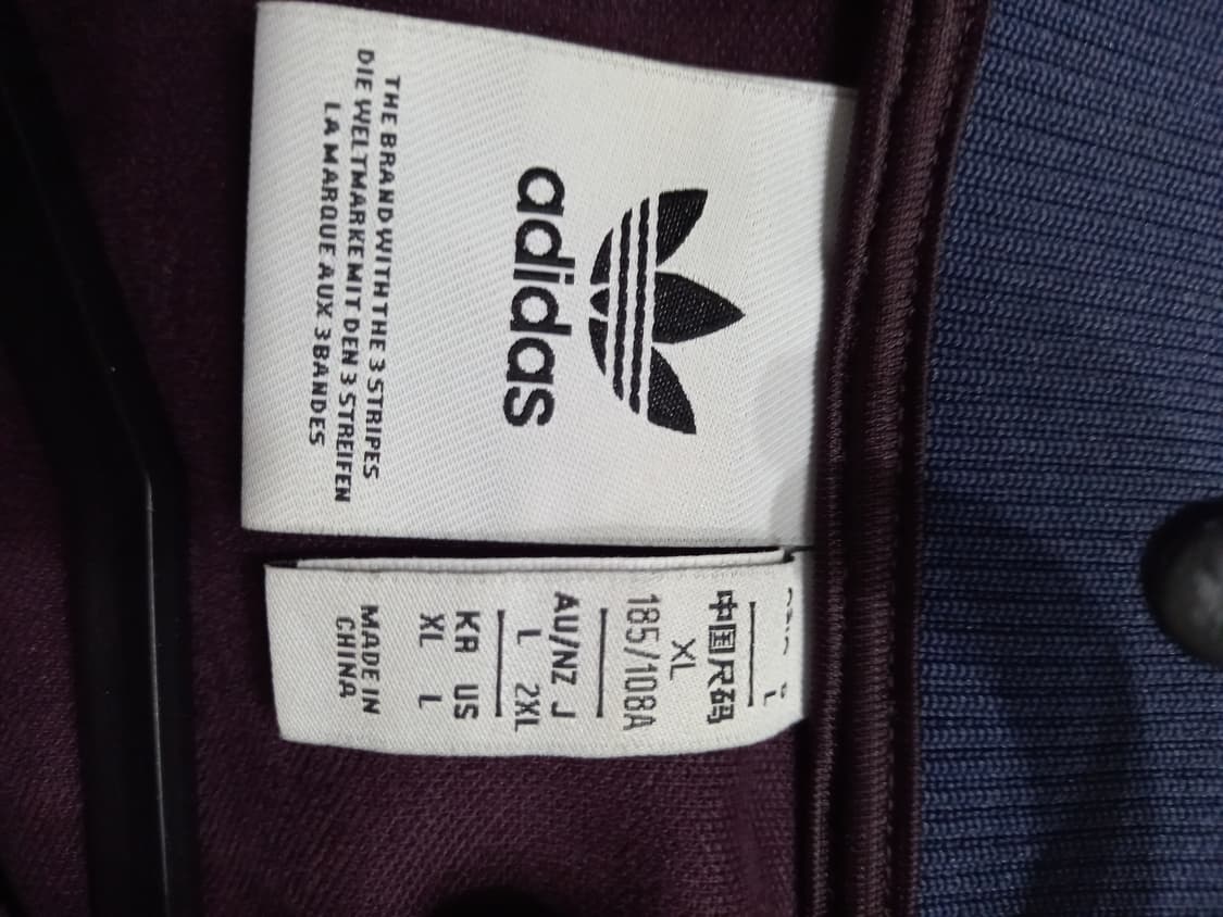 아디다스 베켄바우어 스페인 마룬 트랙탑 저지 져지집업 105/XL 상품이미지5