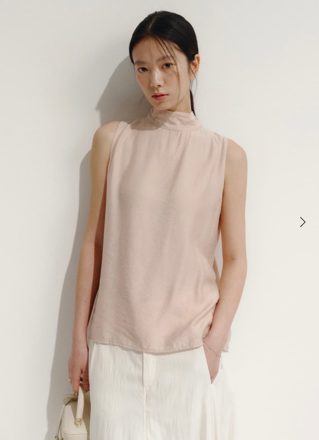 시에 Sie 센느 백 타이 블라우스 샐먼핑크 S 상품이미지1