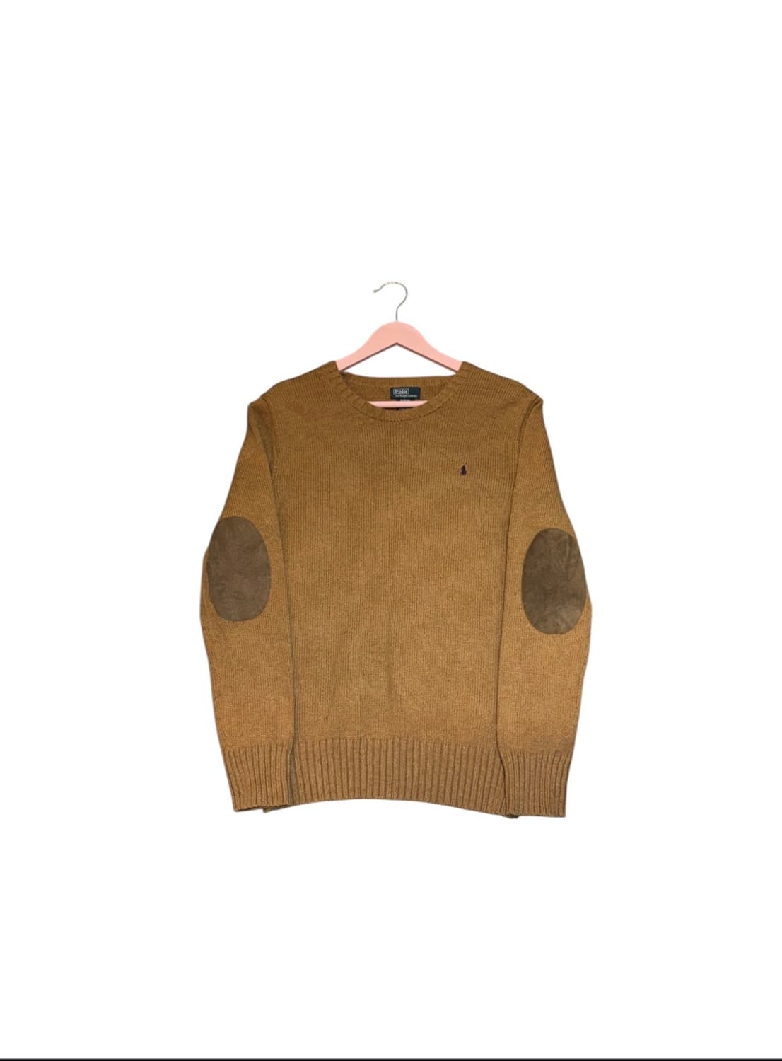 폴로 랄프로렌 엘보우 레더패치 니트 스웨터 상품이미지1