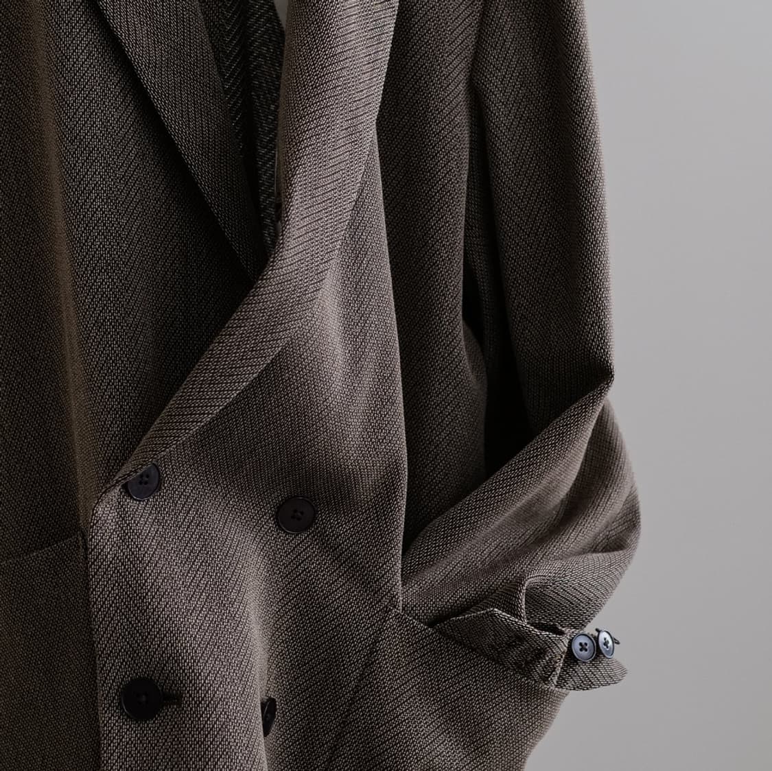 3) SEYA. 세야 24SS SIWA 헤링본 테일러드 울 자켓 상품이미지8