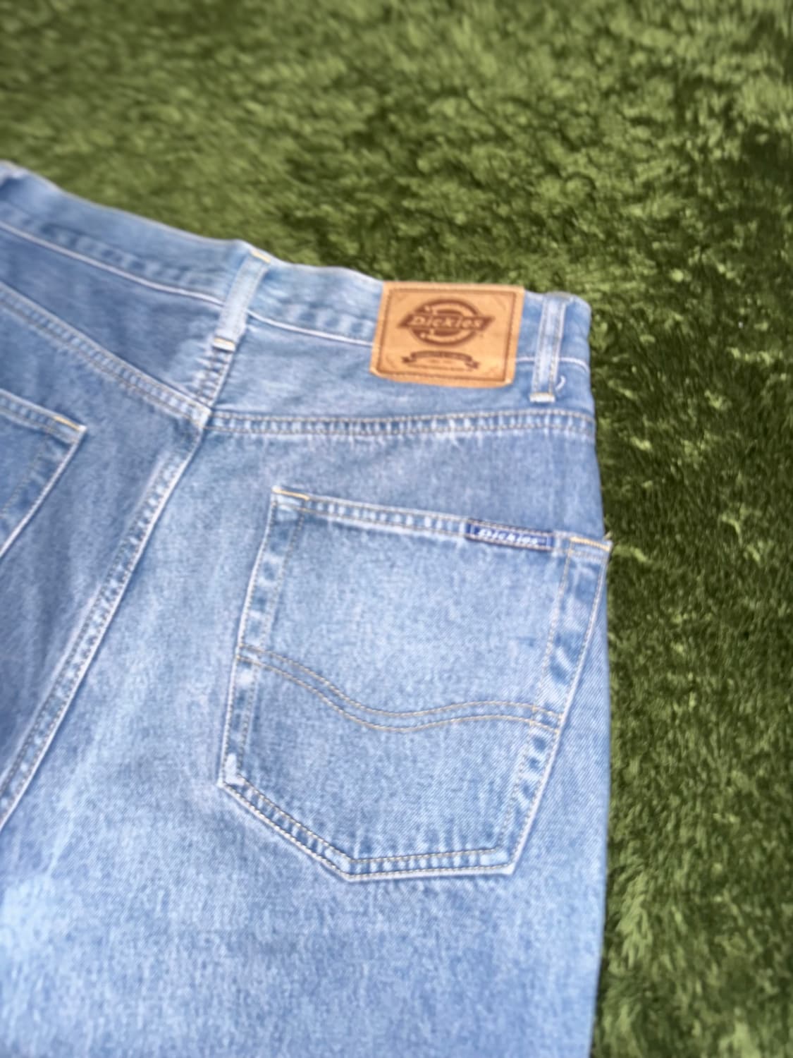[L] 디키즈 재팬 릴리즈 빈티지 워싱 데님 쇼츠 상품이미지7