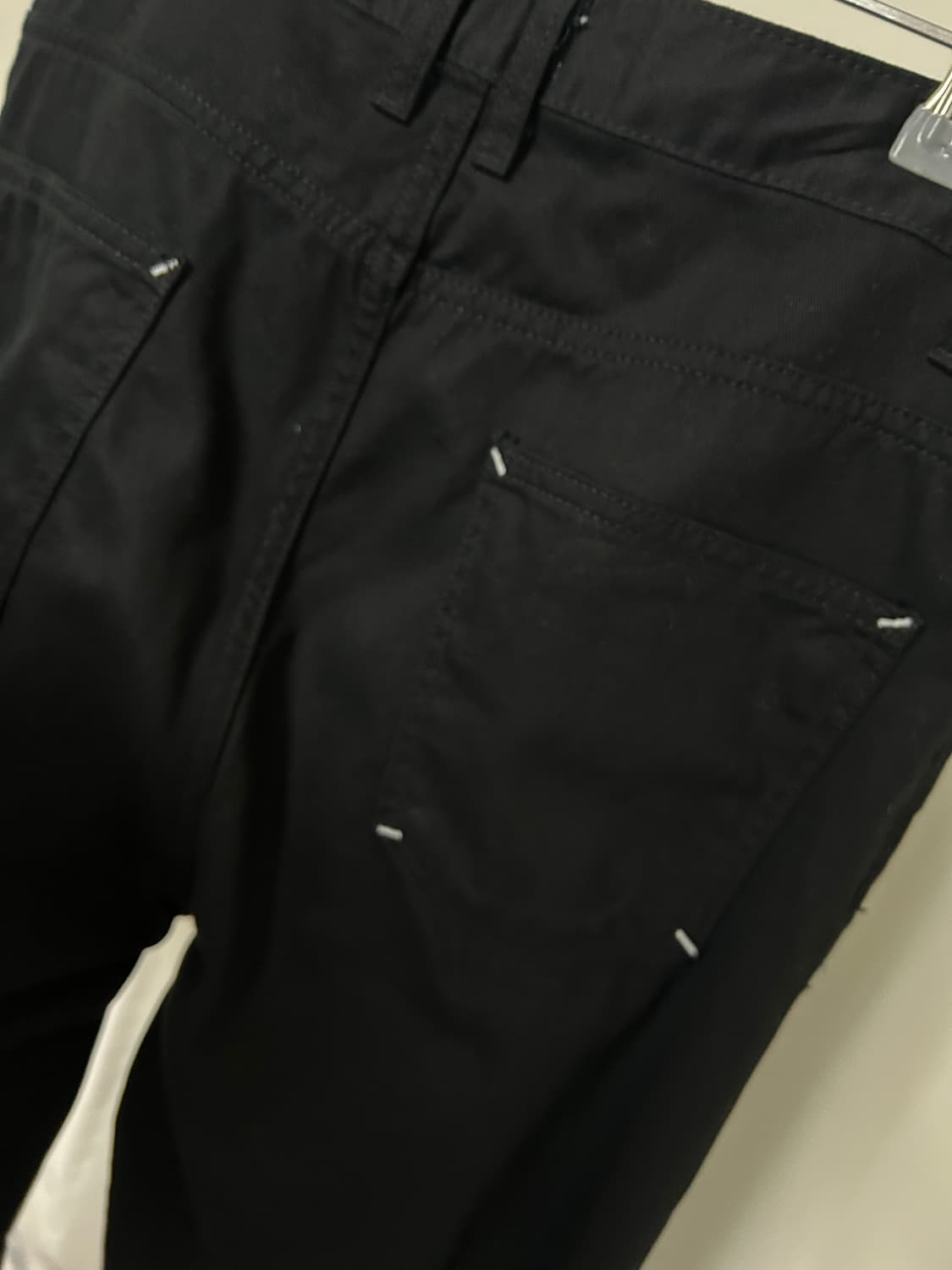 백포켓 스티치 코튼 와이드 팬츠 상품이미지4