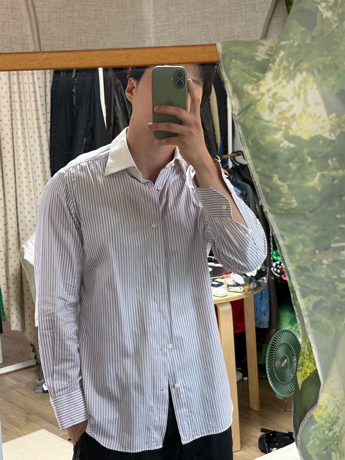 Ermenegildo Zegna 에르메네질도 제냐 스트라이프 드레스 셔츠 상품이미지9
