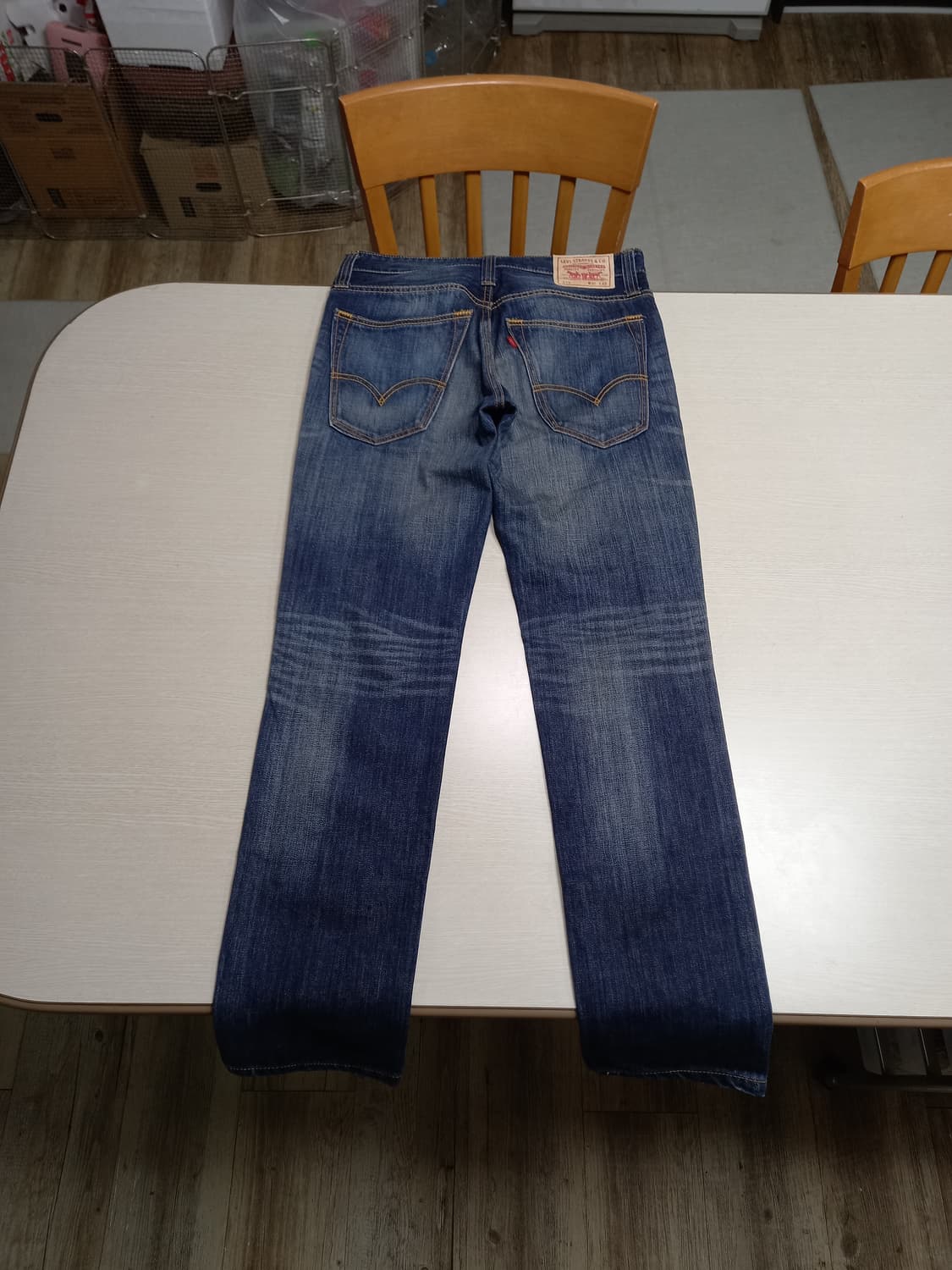 31 리바이스510 워싱 슬림일자진 진청 31-517 상품이미지2