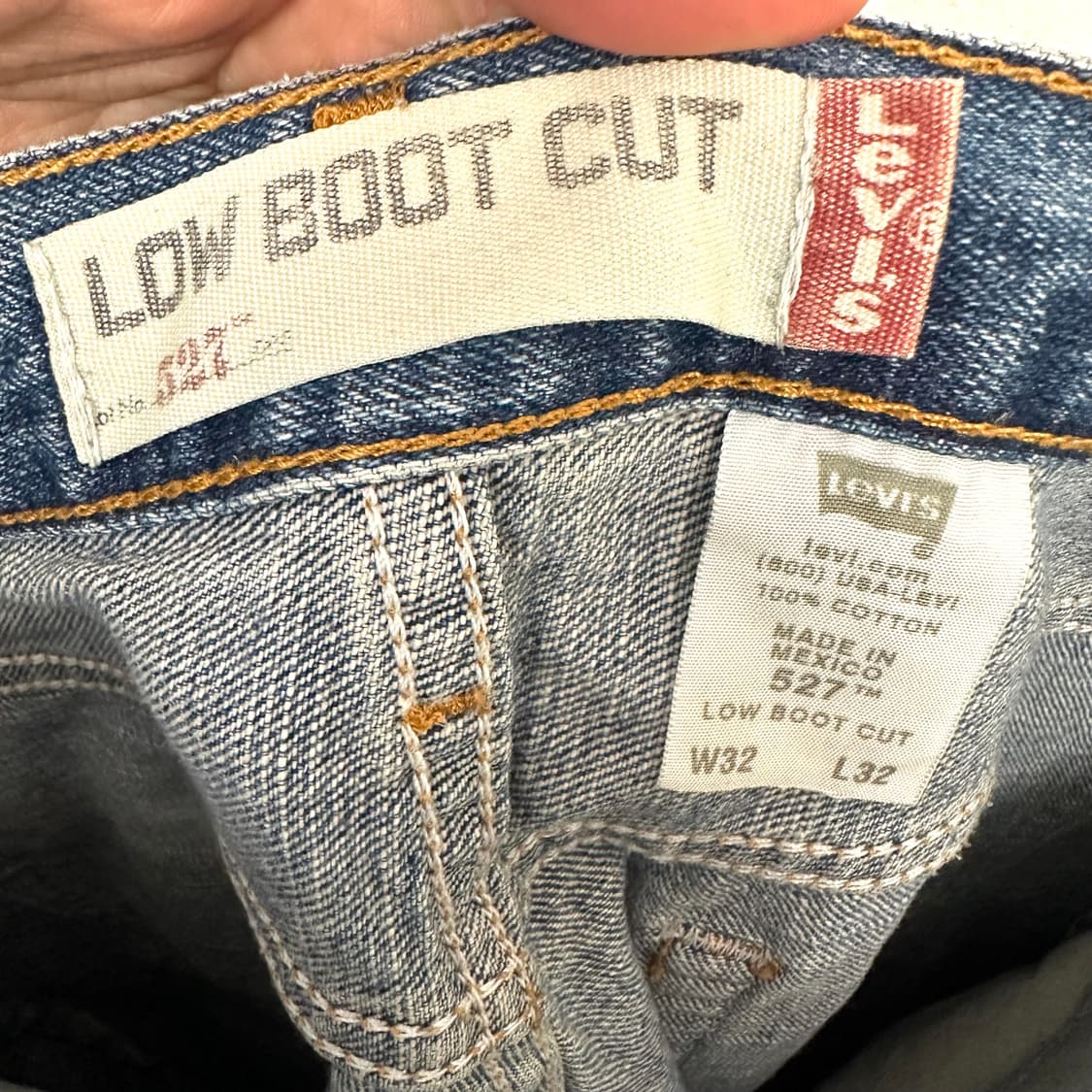 00‘s 리바이스 527  로우라이즈 부츠컷 상품이미지9