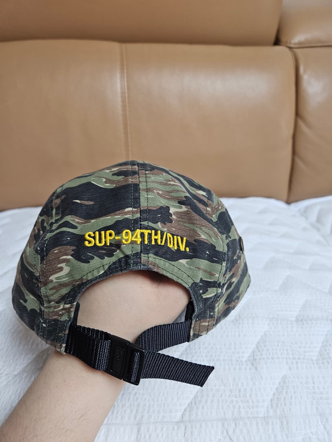 슈프림 밀리터리 캠프캡 볼캡 모자 올리브 타이거 카모 24SS 상품이미지4
