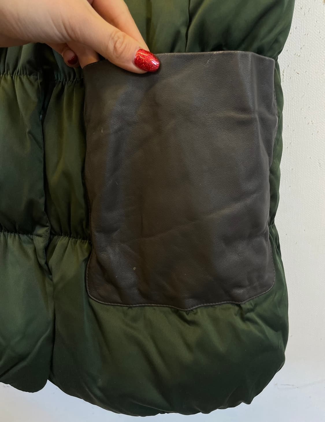 베네통 폭스퍼 양가죽 오리털패딩조끼:) 롱조끼베스트 덕다운 여우털조끼패딩 상품이미지7