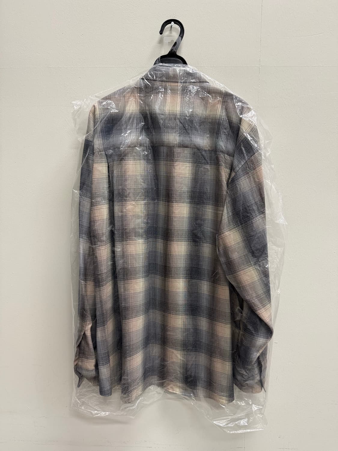 오라리 슈퍼 라이트 울 체크 셔츠 베이지 블루 체크 - 24AW 상품이미지2