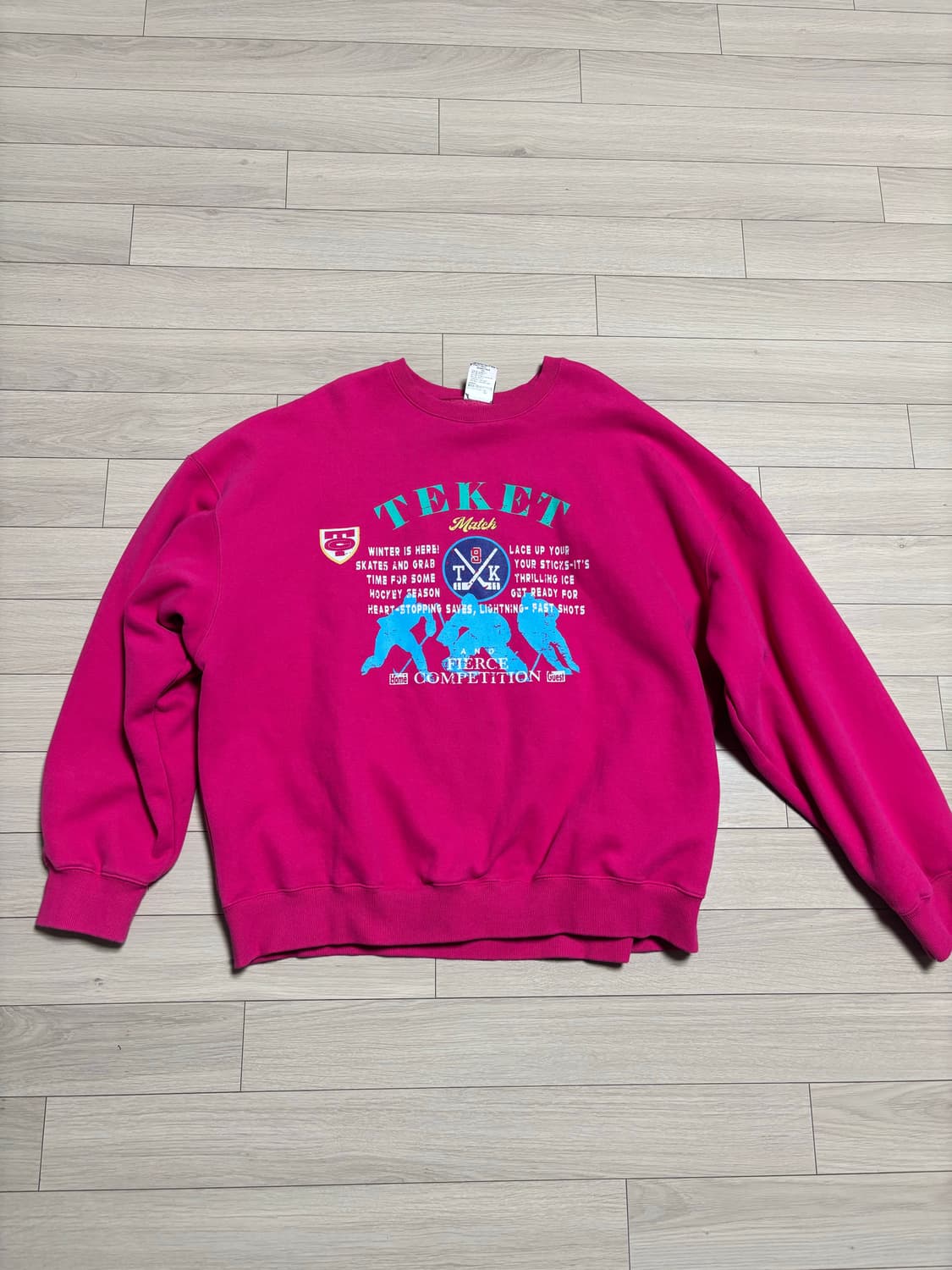 테켓 Cole Sweatshirt Pink 맨투맨 상품이미지3