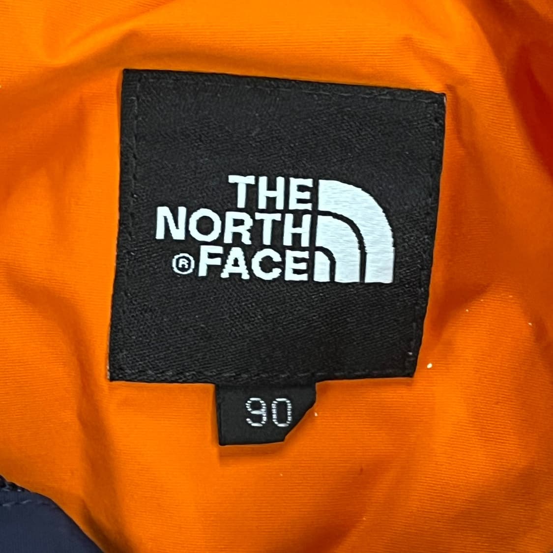 [정품/L] 노스페이스 오렌지색 후드 바람막이 자켓 b14 상품이미지5